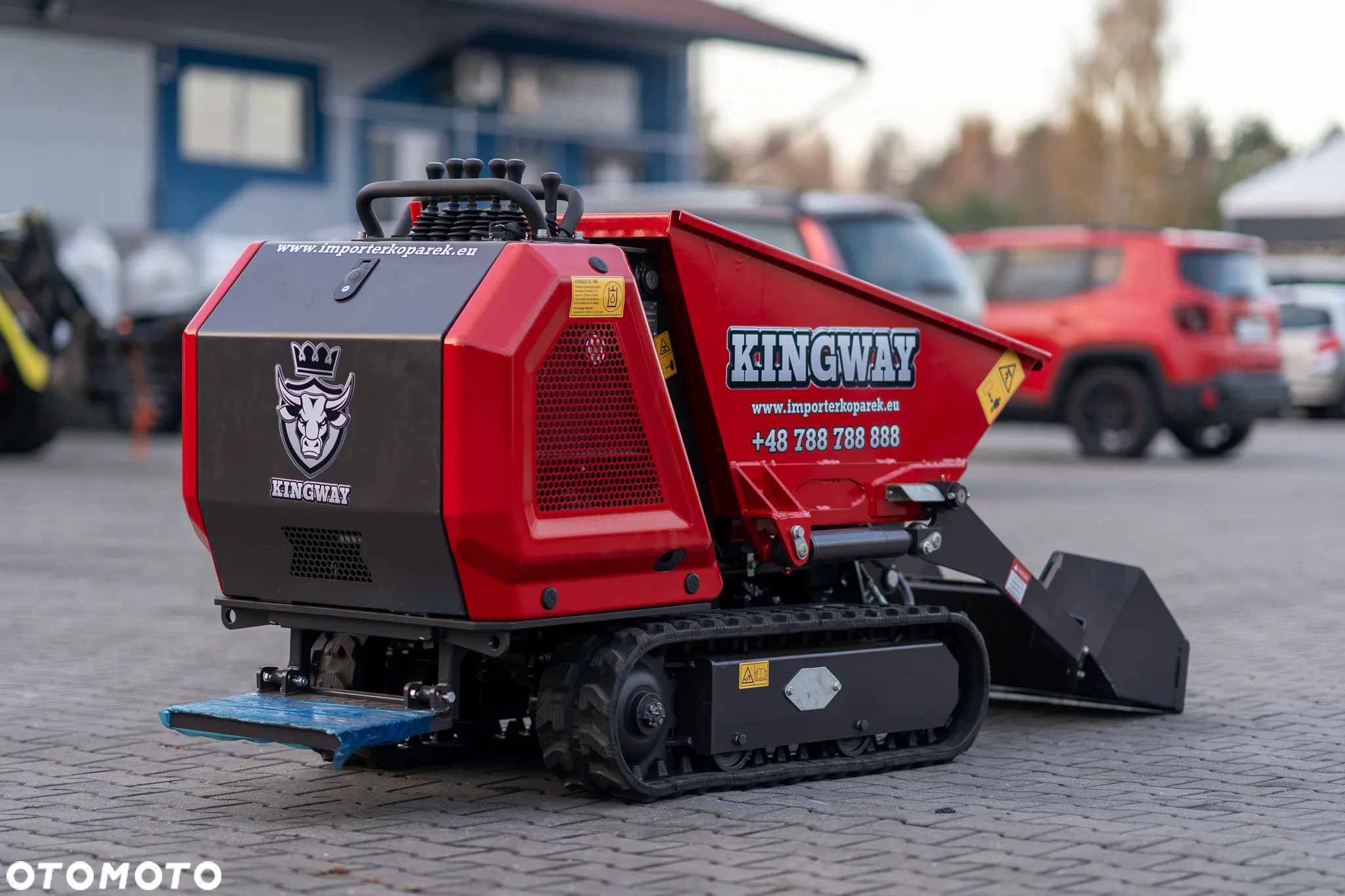 Kingway Taczka spalinowa z ładowaczem czołowym XN800 - 7