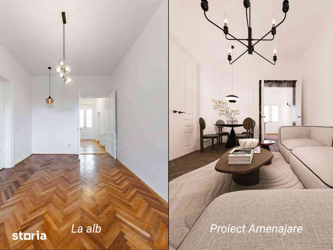 Apartament complet renovat, 3 camere, 2 bai, 91 mp, zona Bălăcescu — fotografia 1