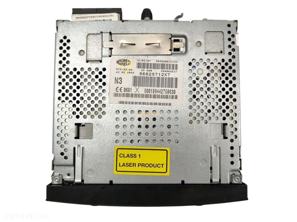 RADIO NAWIGACJA GPS CITROEN C4 PICASSO I (2006-2010) 2.0 16V 140KM 96629712XT - 4