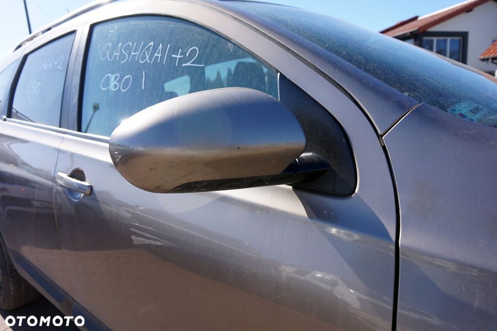 LUSTERKO ELEKTRYCZNE PRAWE QASHQAI+2 I J10 C30 96301JD84A SZARY SKŁADANE EL EU NISSAN 2008-2013 - 1