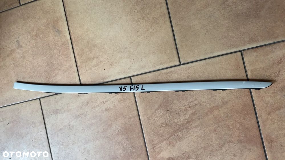LISTWA SZYBY CZOŁOWEJ LEWY PRZÓD 7292405 BMW X5 F15 - 1