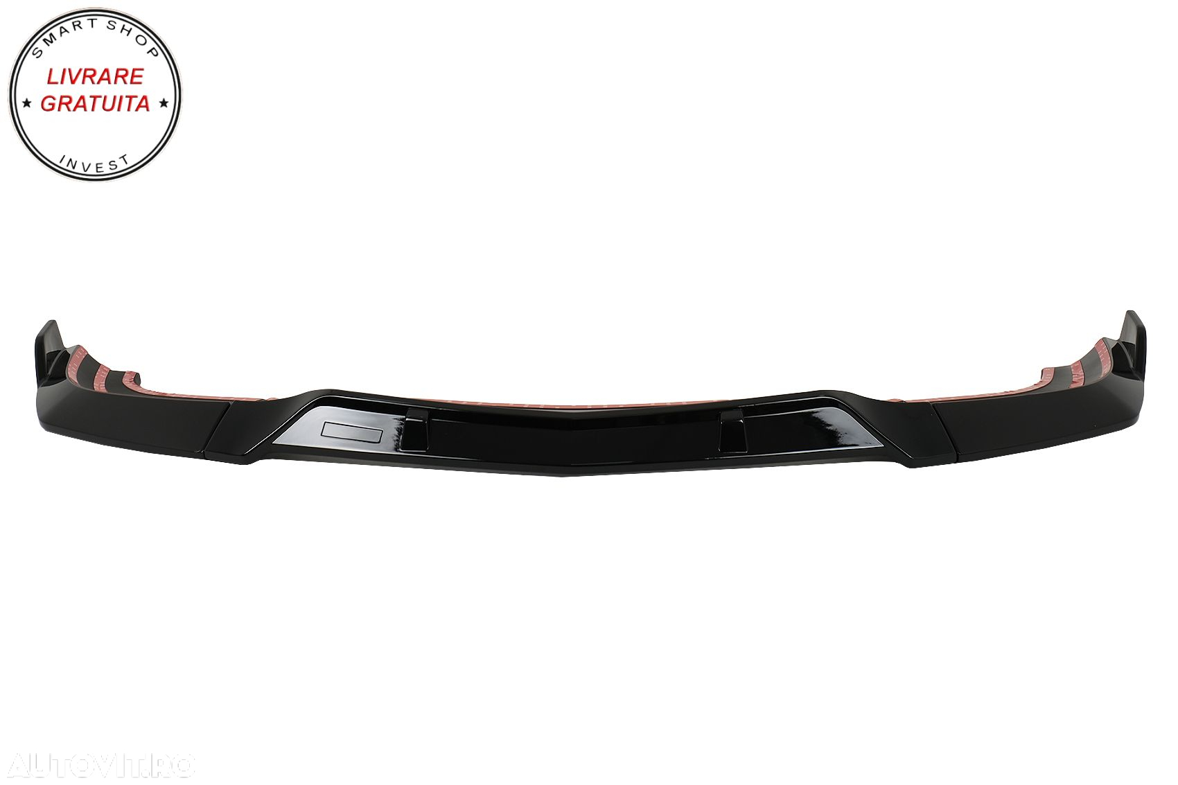 Prelungire Bara Fata Mercedes C-Class W204 S204 C204 Facelift (2011-2015) Negru Lu- livrare gratuita - 2