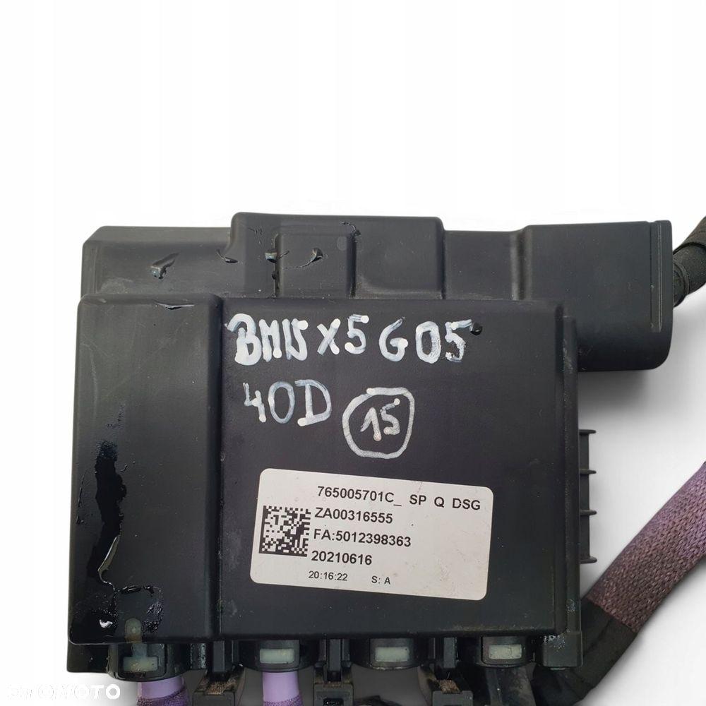 BEZPIECZNIK KLEMA BMW X5 G05 40D 3.0 D przewód prądowy 765005701C - 6