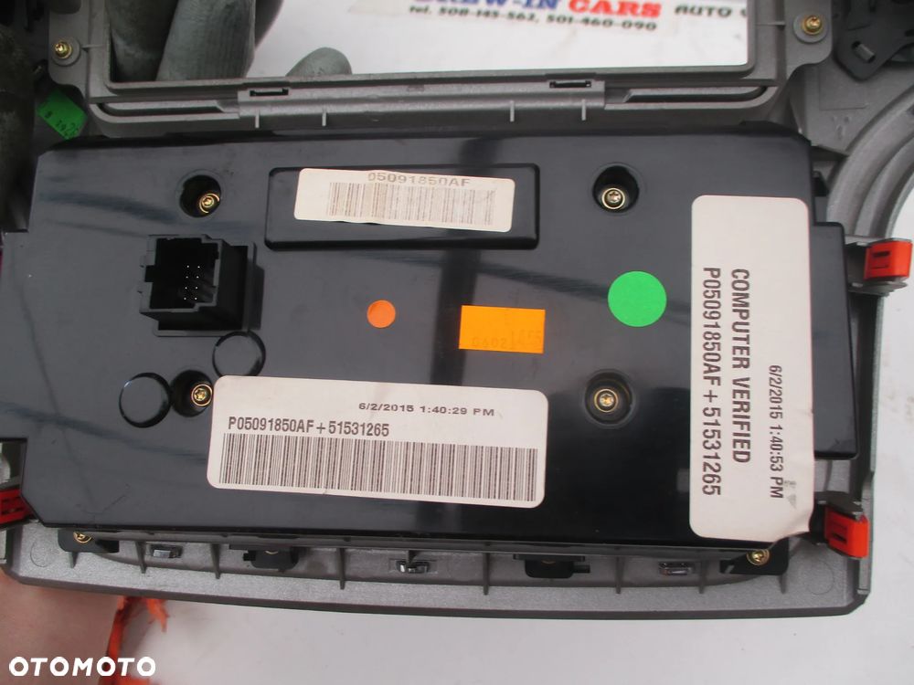 JEEP GRAND CHEROKEE WK2 IV 6.4 SRT 2014-  PANEL KLIMATYZACJI PRZEŁĄCZNIK P05091850AK - 2
