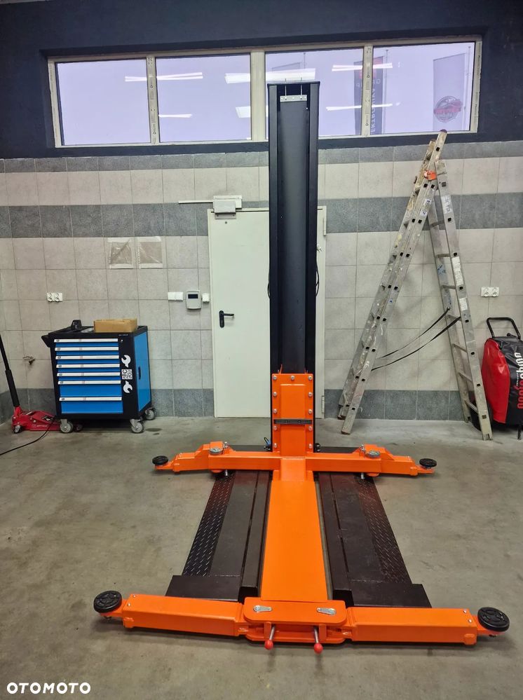 Podnośnik jednokolumnowy 2,8T mobilny automat, samochodowy - 8