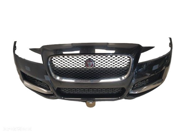 JAGUAR XF X260 ZDERZAK PRZÓD PRZEDNI KOMPLETNY 4XPDC SPRYSKIWACZE GRILL ATRAPA CHŁODNICY ZNACZEK ORYGINAŁ - 1