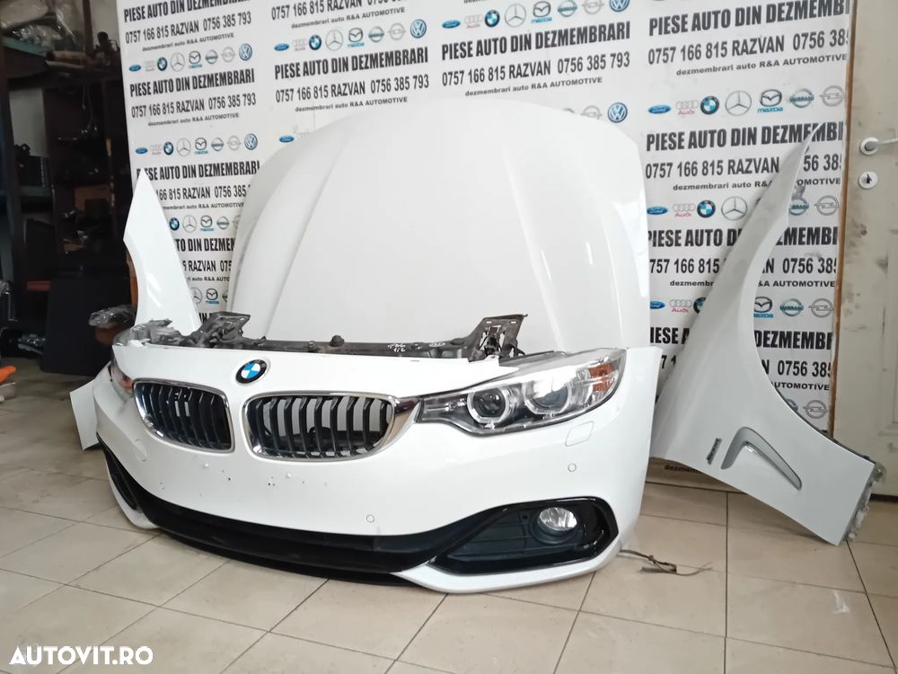 Fata Completa BMW F32 F33 F36 LCI 2017-2020 Sport Line Bara Capota Far Aripi - 3
