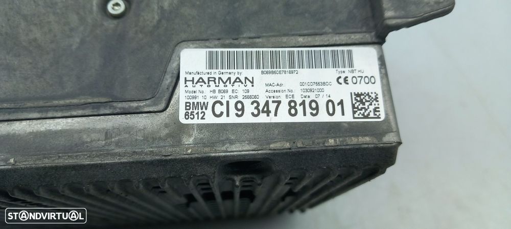 Rádio / auto-rádio BMW 3 Gran Turismo (F34) - 4