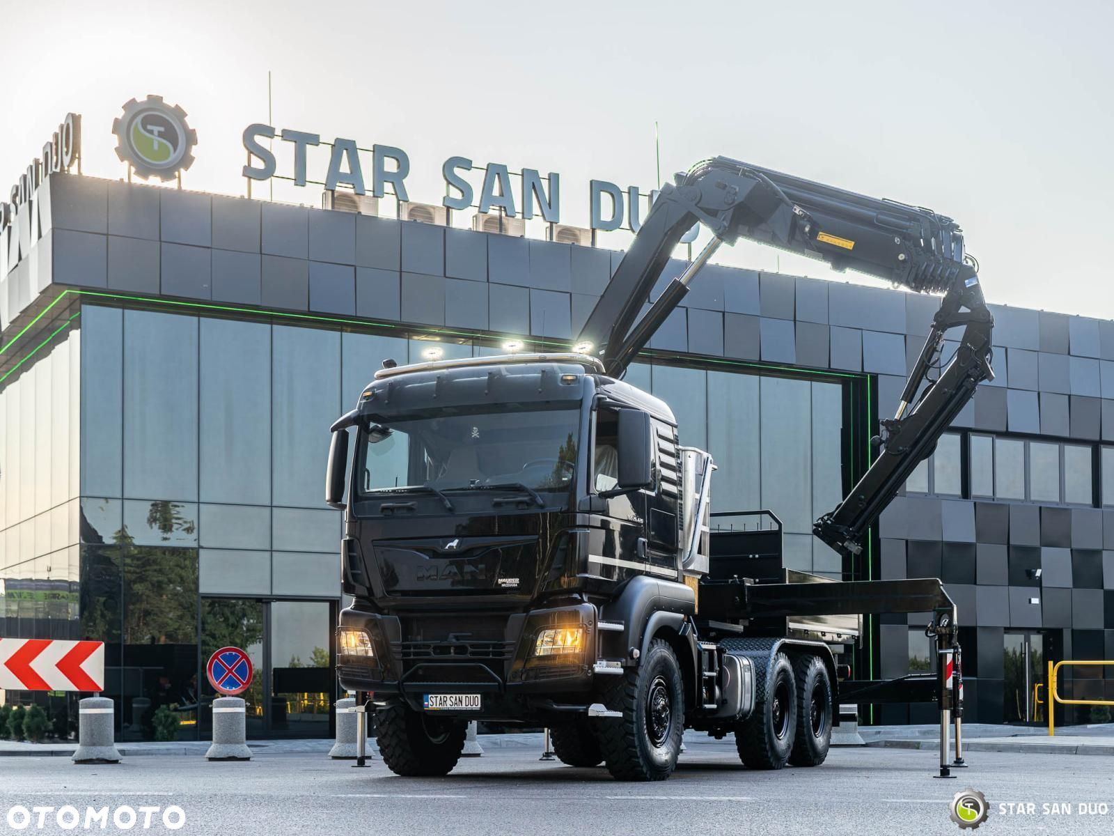 MAN MAN TGS 26.420 6x6 HMF 3000 K6 Fly Jib Kosz Roboczy Obrotnica Energetyka - 4