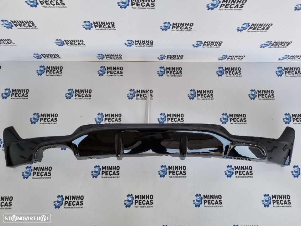 Difusor Traseiro BMW Série 4 F32/ F33/F36 Look 435i M-Performance Preto Brilho - 2