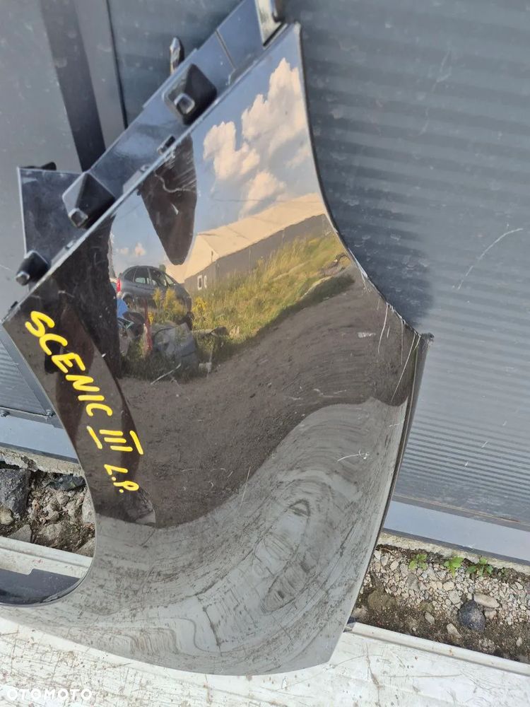 BŁOTNIK SCENIC III LEWY PRZÓD CZARNY - 2