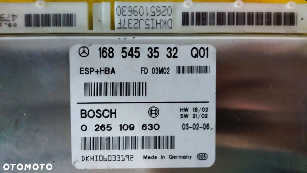 STEROWNIK KOMPUTER MERCEDES  1685453532 - 2
