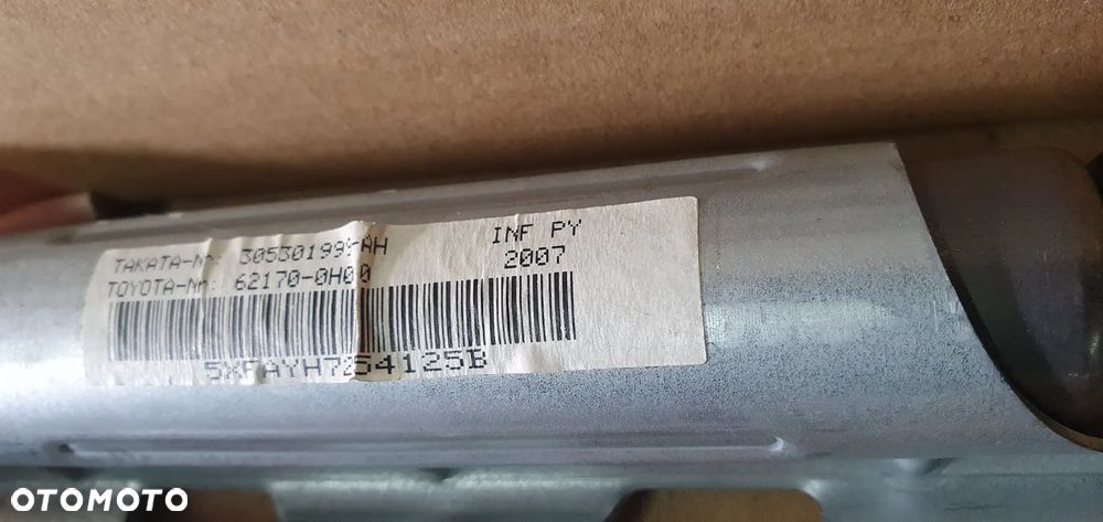 Kurtyna airbag poduszka boczna prawa Toyota Aygo I 62170-0H010 - 7
