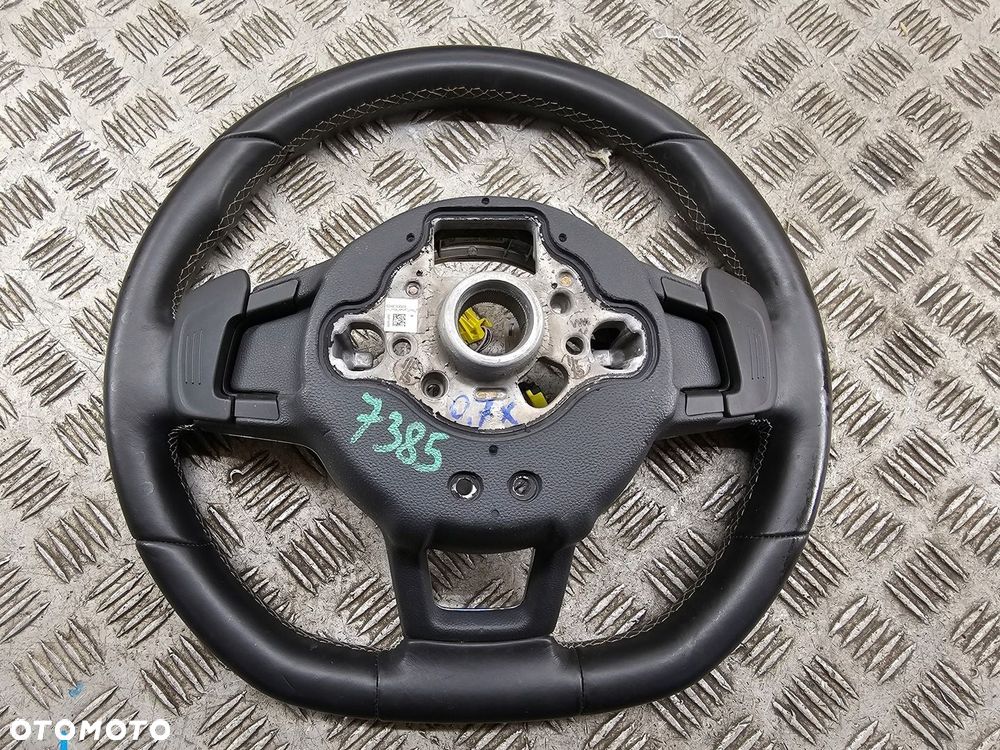 KIEROWNICA SKÓRA SKÓRZANA 5G0419091GB 5G0419091 VW PASSAT B8 GOLF VII DSG - 8
