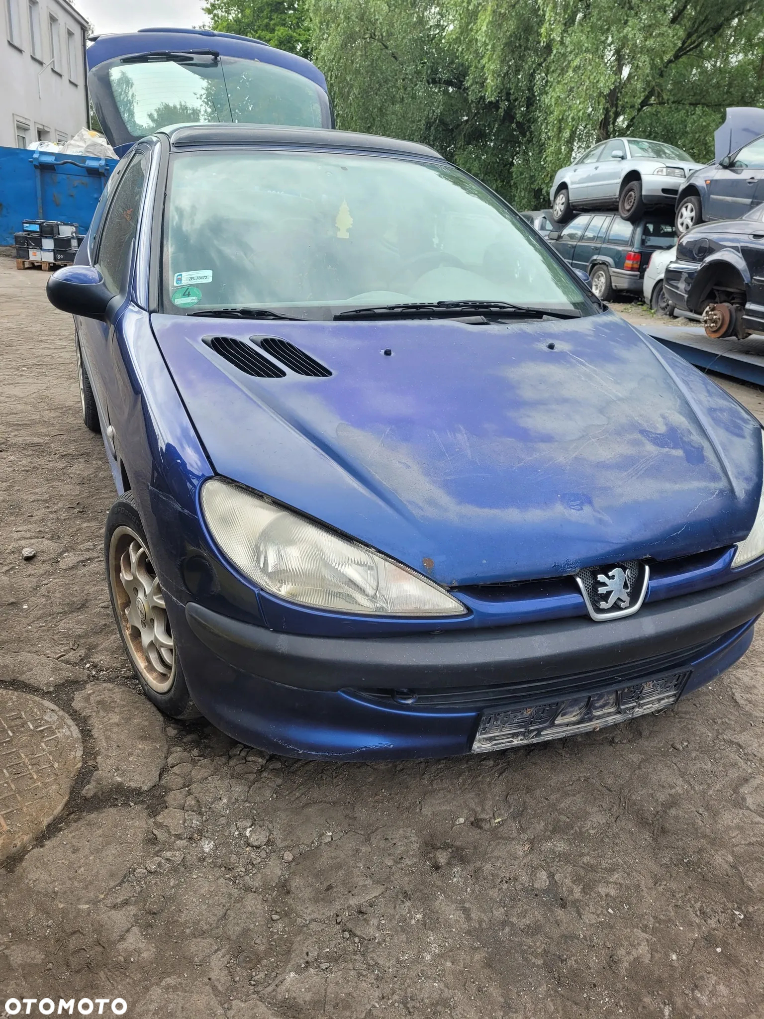 Części- Peugeot 206 1360 55kW benzyna 2001r. - 2