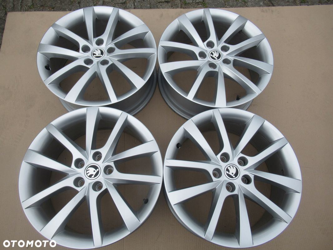 ALUFELGI 4szt R18 SKODA YETI,OCTAVIA ,SUPER B,KODIAQ,KAROQ,VW,AUDI,SEAT - 1