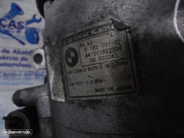 Compressor AC 6452918279702 A41011B23004 BMW X3 E83 FASE 2 2008 2.0D 4X4 177CV 5P BEGE DIESEL CALSONIC KANSEI - 5