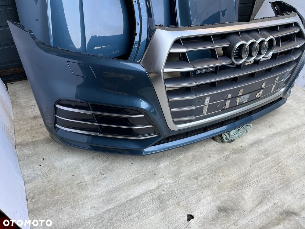 KOMPLETNY PRZÓD AUDI Q5 80 A FY S LINE LX5L ZDERZAK MASKA BŁOTNIK PAS PRZEDNI LAMPY - 5