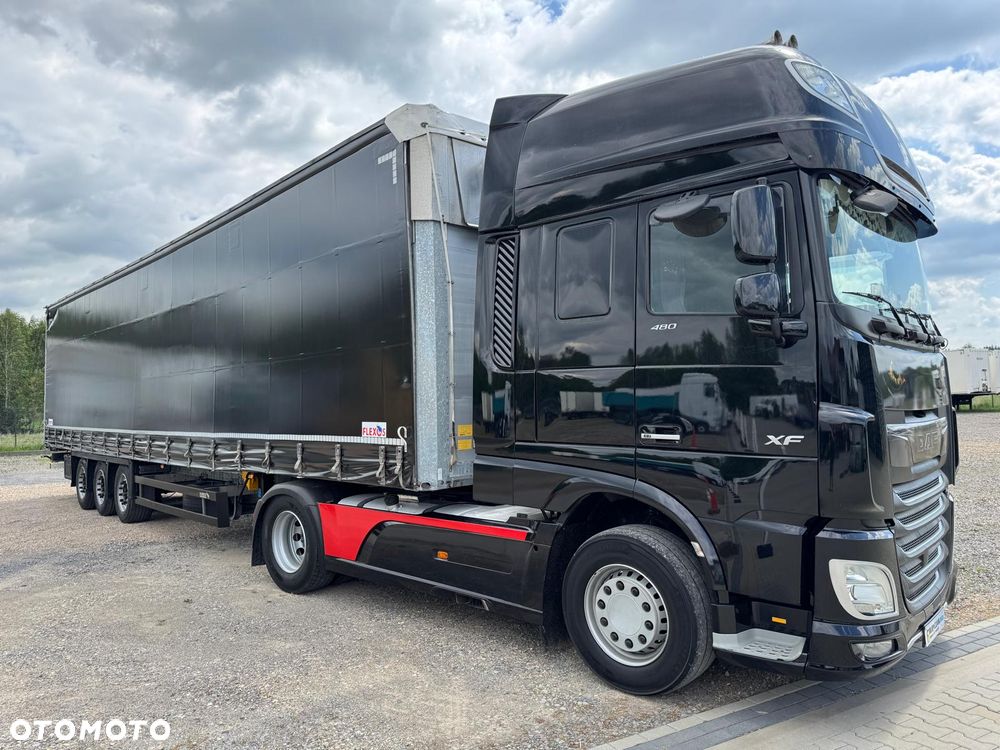 DAF XF 480 FT SSC + SCHMITZ VARIOS standard * DUZA NAVI * XENON * STANDARD * KLIMA POSTOJOWA * ZBIORNIKI 1435 l - 2