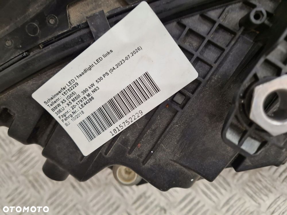BMW X5 G05 LAMPA PRZÓD FULL LED PRAWA LEWA EU 9481779 9481780 - 8