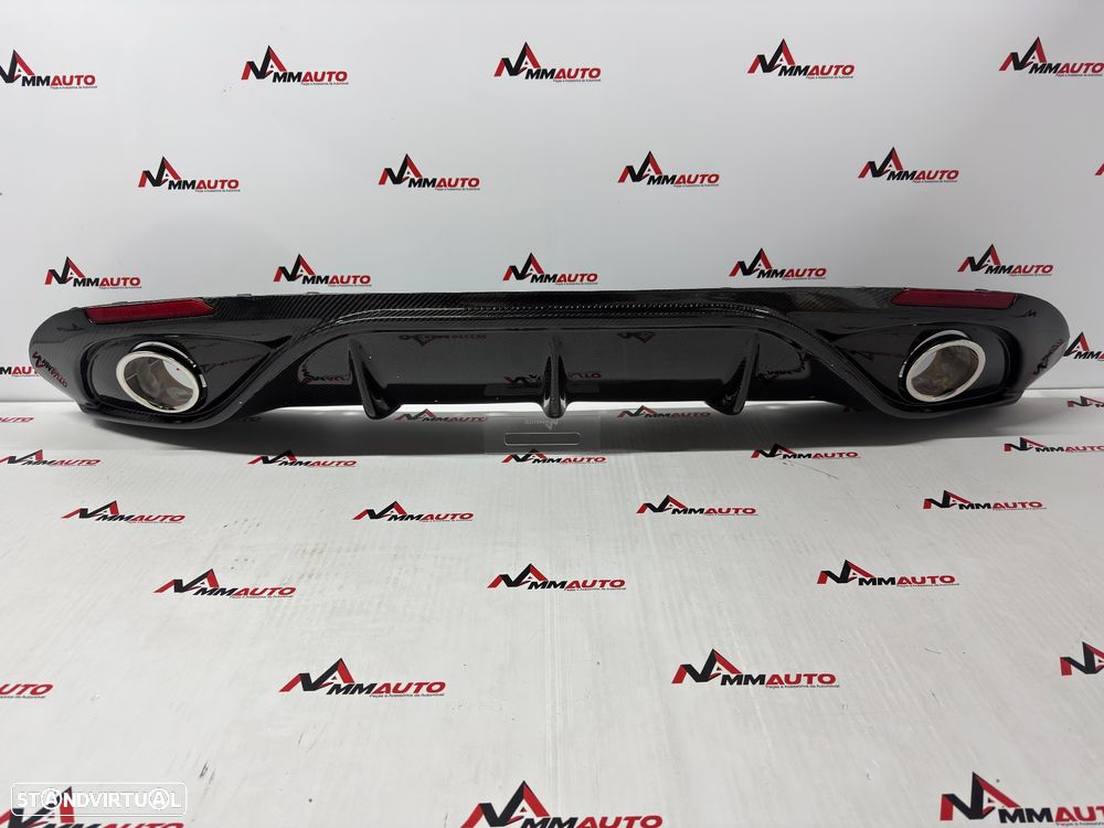 Difusor Traseiro Alfa Romeo Giulia Sport Saloon Carbono - 1
