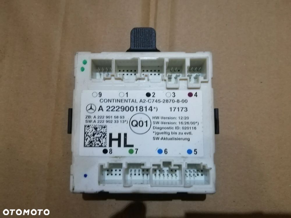 MERCEDES W253 MODUŁ DRZWI A2229001814 - 1