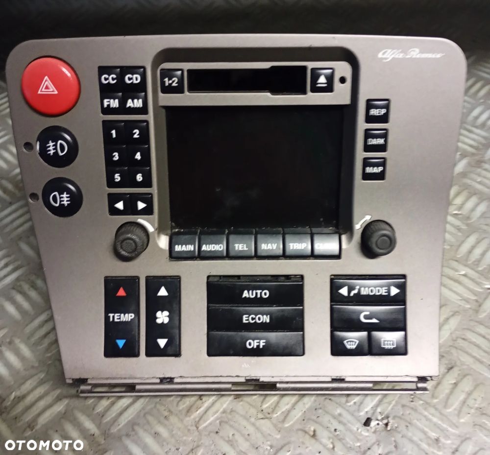 RADIO ALFA 166  DZIAŁA Z KODEM 656110766F