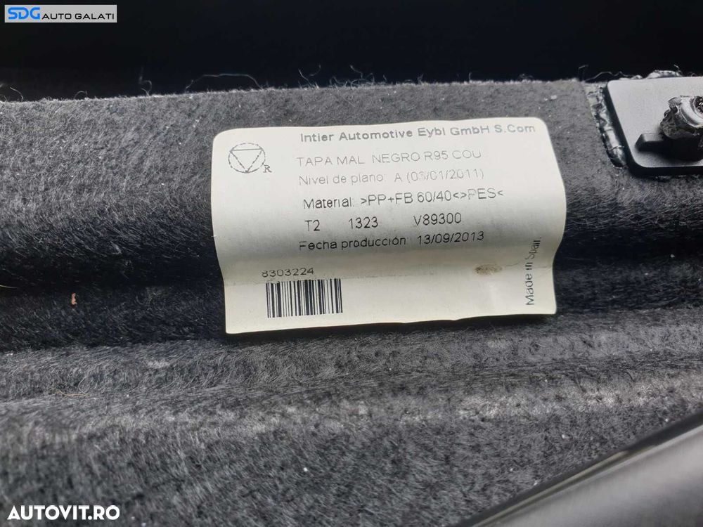 Capac Ornament Mocheta Podea Portbagaj Renault Scenic 3 2009 - 2016 [C8717] - 2