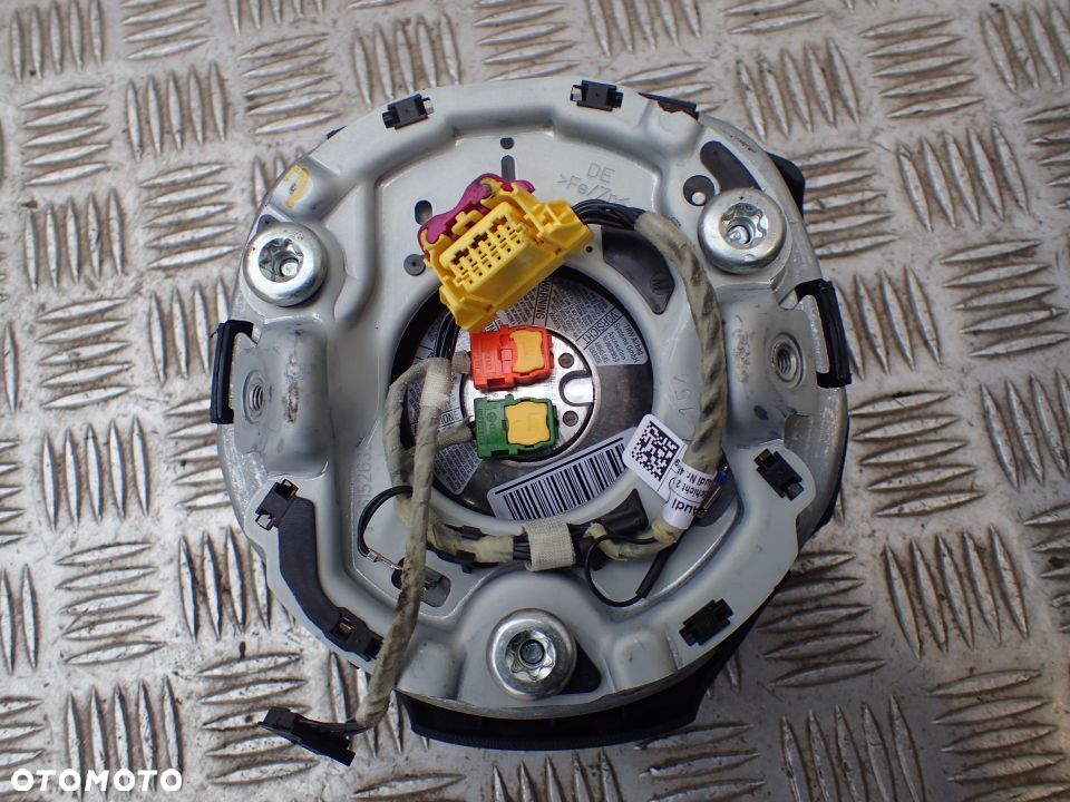 KIEROWNICA MULTIFUNKCJA AUDI A4 A6 AIRBAG SKÓRA RADOM - 4