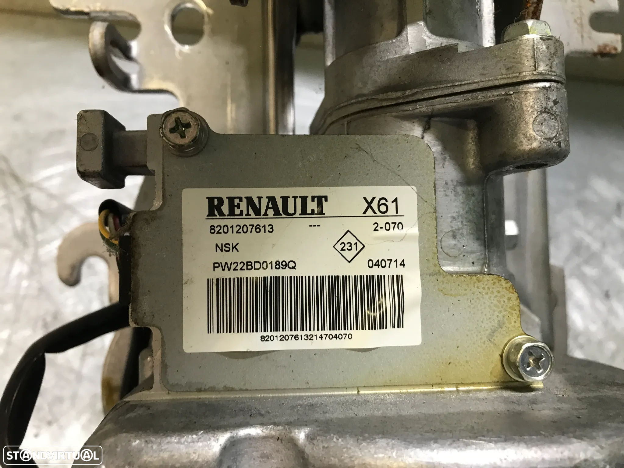 COLUNA DE DIRECÇÃO / DIREÇÃO ELETRICA RENAULT KANGOO II 2008-2021 8201207613 PW22BD0189Q - 5