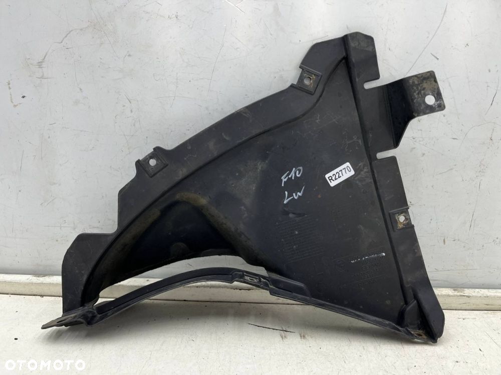 Nadkole BMW 5 F10 F11 10-17r. LEWE przednie trójkąt pod zderzak osłona lewy przód 7312829 - 1
