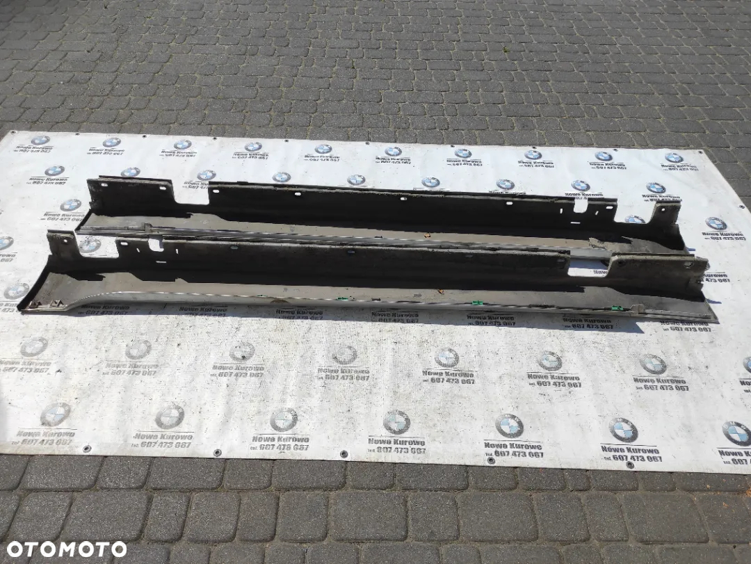 BMW E60 E61 LCI Lifting Listwa progowa nakładka lewa prawa Titansilber - 6