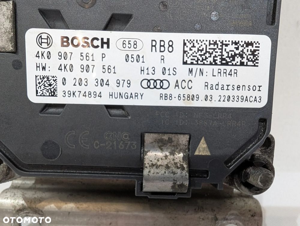 AUDI A6 C8 A7 RADAR SENSOR DISTRONIC 4K0907561P - 6