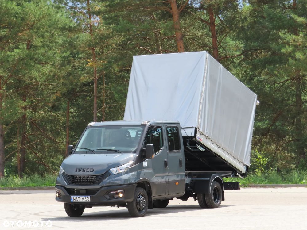 Iveco DAILY 35C16 Doka Dubel Brygadowy MIXTO 6-Cio Os.+755 Kg Ład. Wywrotka Kiper Wywrot x 3 str. 3100 mm Długość + Stelaż i Plandeka 2100 mm Wysokość Renomowanej Firmy RomCar Rozstaw Osi 3750 mm Blokada Tylnego Mostu WZMACNIANY HAK 3500 Kg 55 Tys Km Przeb. Stan Auta JAK NOWY POLECAM - 24