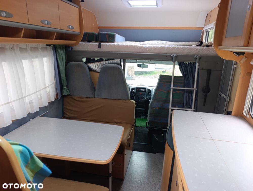 Fiat Ducato Dethleffs Alkowa Klimatyzacja Piętrowe łóżka Garaż - 20