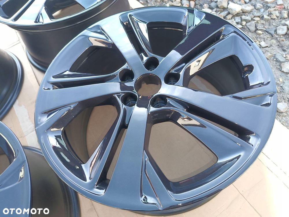 peugeot 308 t9 gt felgi 18" 5x108 8.0j jak nowe czarny połysk 9806253277 - 4