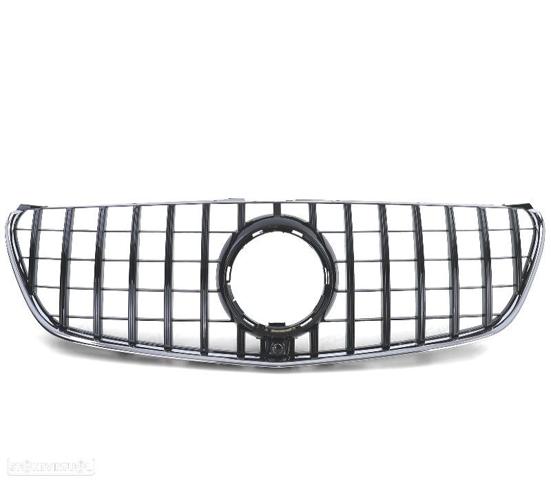 GRELHA FRONTAL MERCEDES V W447 14-19 PRETO BRILHANTE - 4