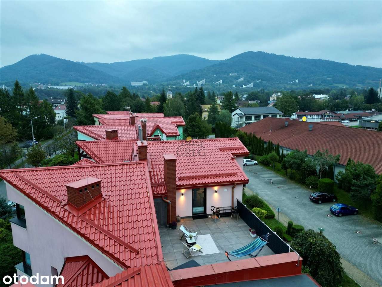 Apartament z widokiem na góry