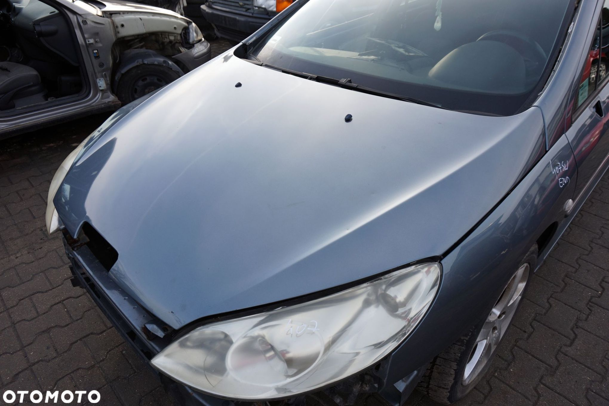 MASKA POKRYWA SILNIKA 407 SW EZWD SZARY PEUGEOT 2004-2007 - 4