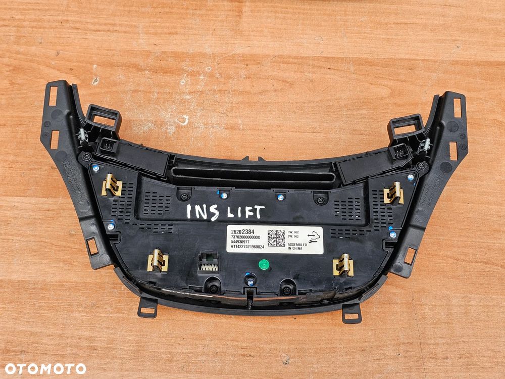 RADIO NAWIGACJA WYŚWIETLACZ KOLOROWA KOMPLET OPEL INSIGNIA A PO LIFT 2.0 HMI 23474779 26202389 - 10