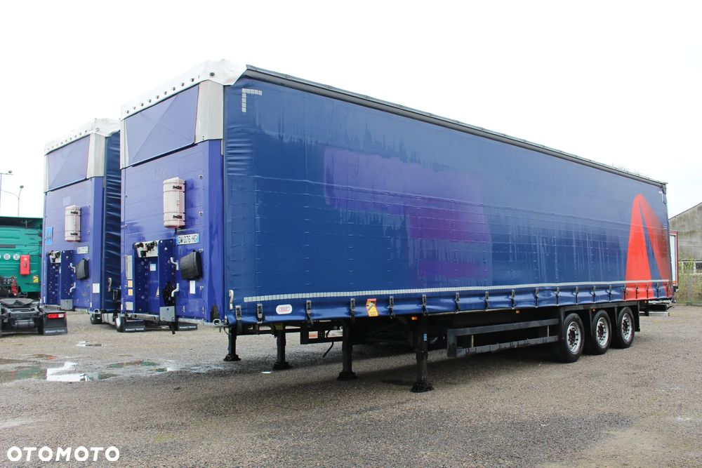 Schmitz Cargobull VARIOS /FIRANKA  /OSIE SCHMITZ / DACH PODNOSZONY/ RAMA OCYNK /SERWIS FR / IDEALNY STAN / - 3