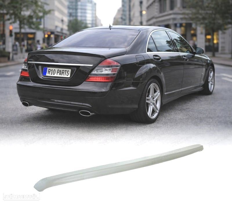 AILERON LIP SPOILER TRASEIRO MERCEDES S W221 05-13 - 1