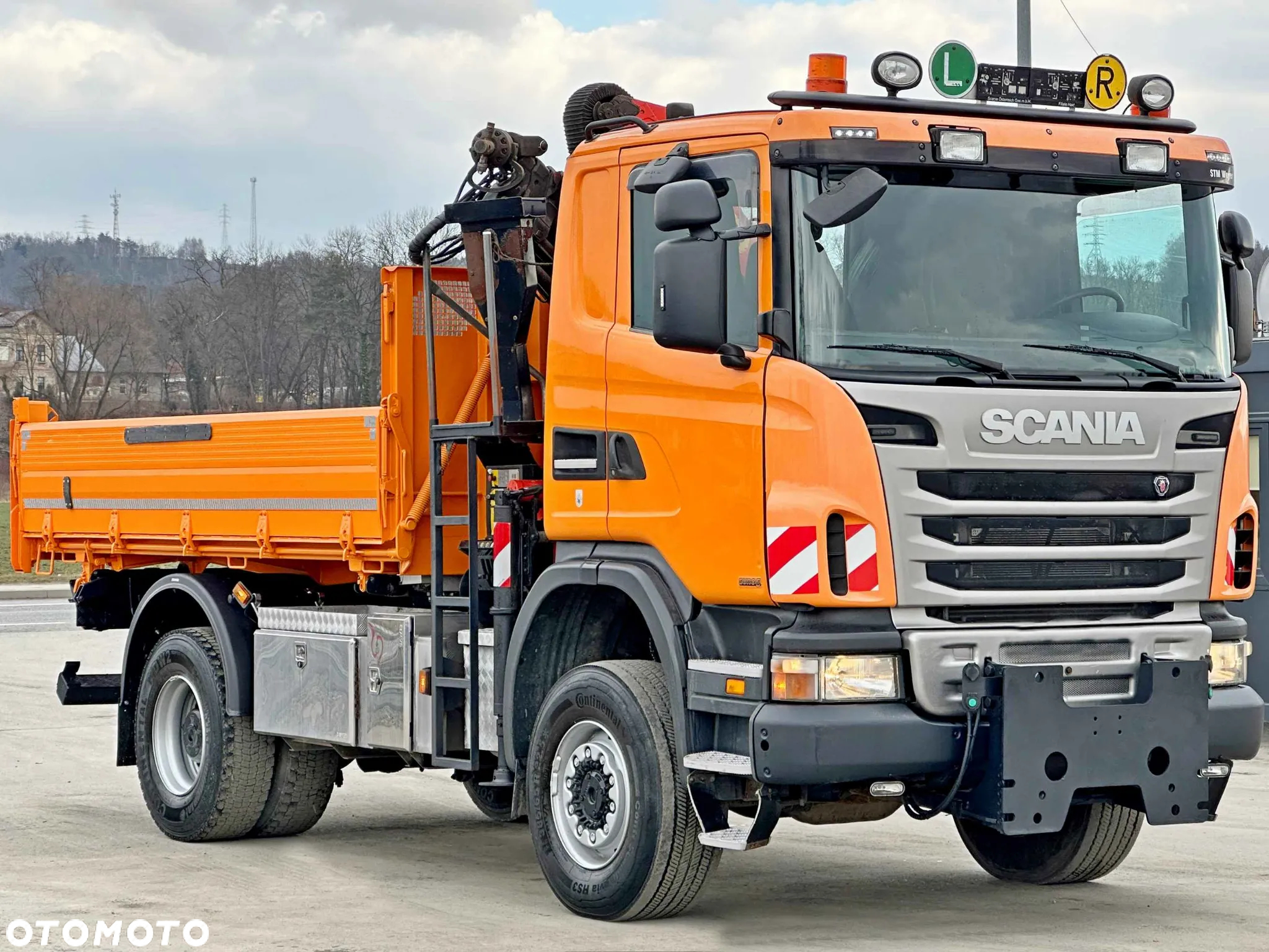 Scania G 360 * WYWROTKA 4,10 m + PK 11002 B + PILOT * 4x4 - 4