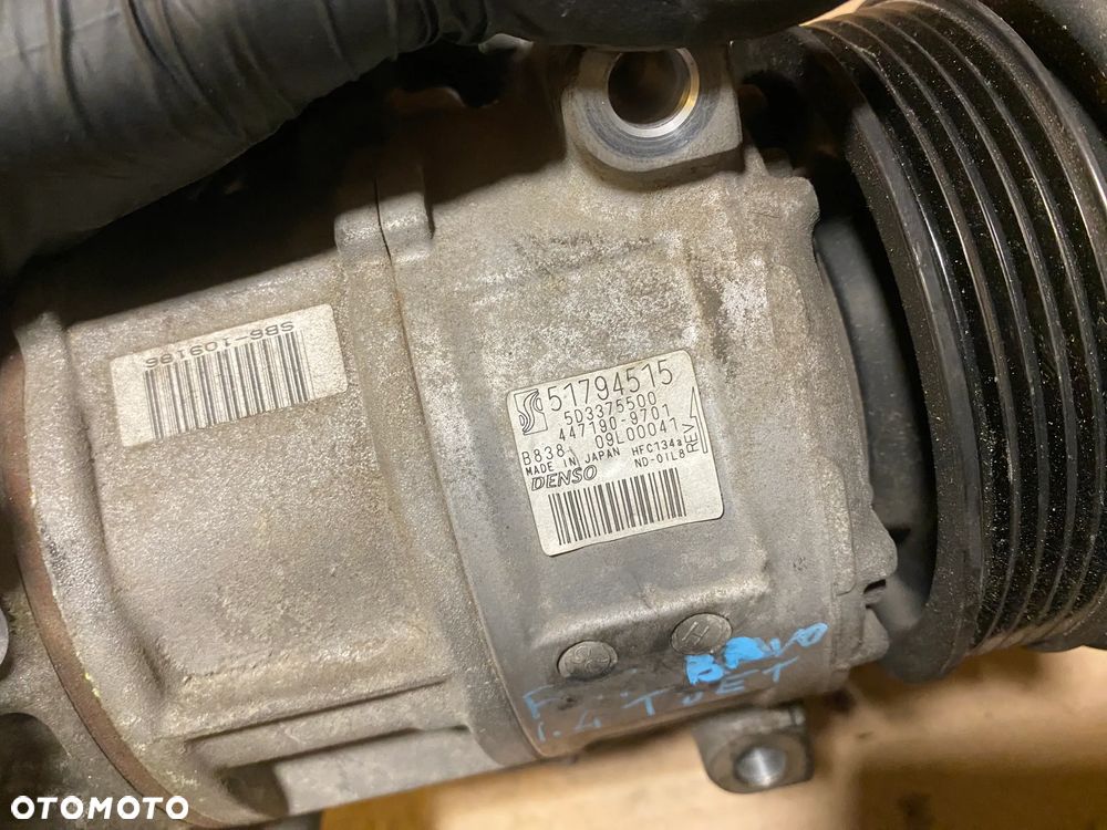 Sprężarka klimatyzacji 51794515 Alfa Romeo Fiat Bravo 1.4 OE - 3