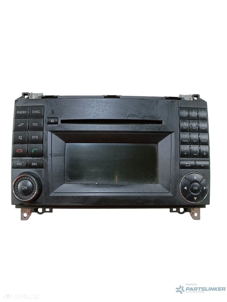 Cd player auto  MERCEDES-BENZ B-CLASS W245 2005 - 2011 A1698705794 - 1