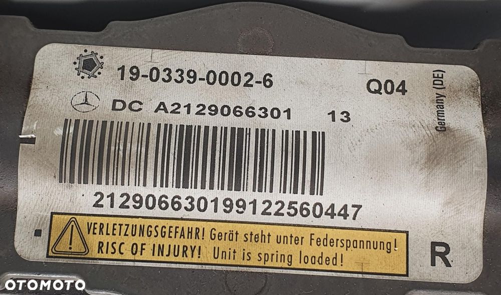 NABÓJ MASKI PRAWY MERCEDES W212 A2129066301 - 5