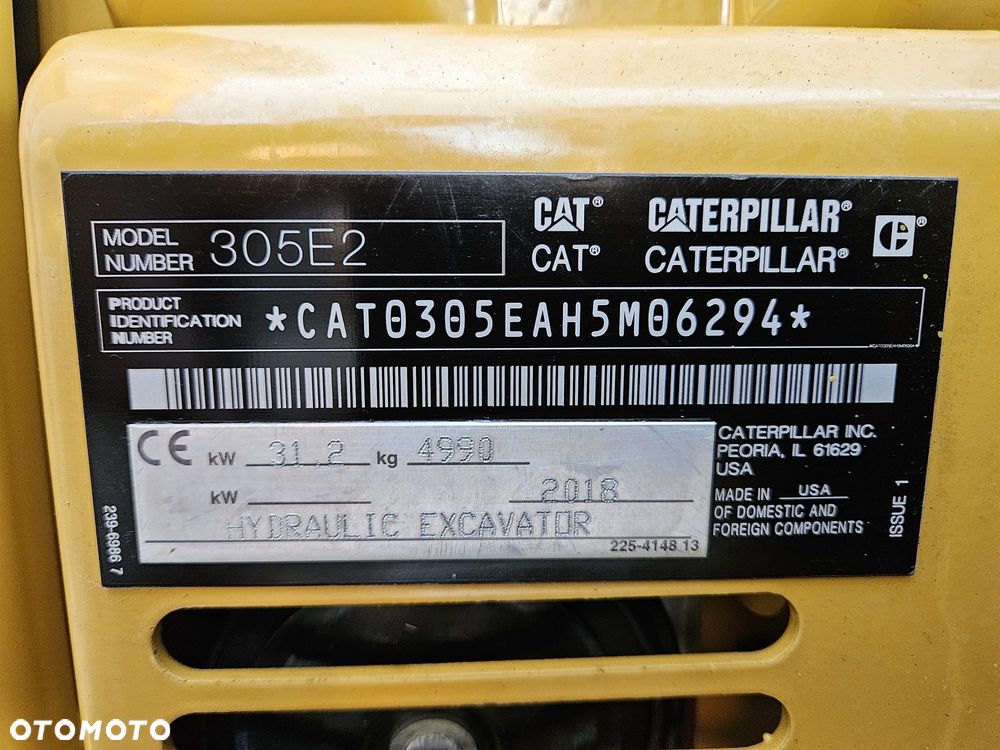 Caterpillar CAT 305E2 | 2018 | 2931 mth | MINIKOPARKA 305E 305 304 306 - 20