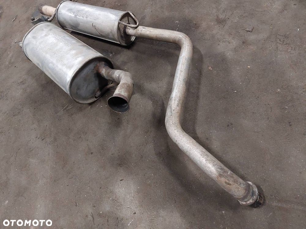 TŁUMIK WYDECH KOŃCOWY + ŚRODKOWY TOYOTA YARIS I 1.3 16V - 3