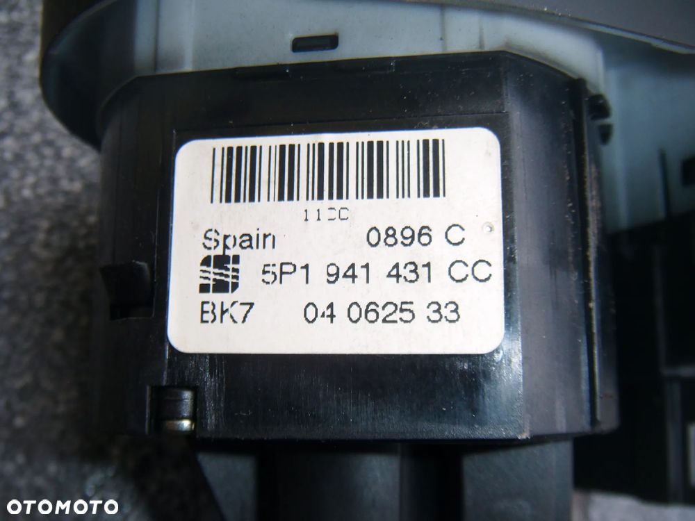 seat altea włącznik świateł 5p1941431cc - 2