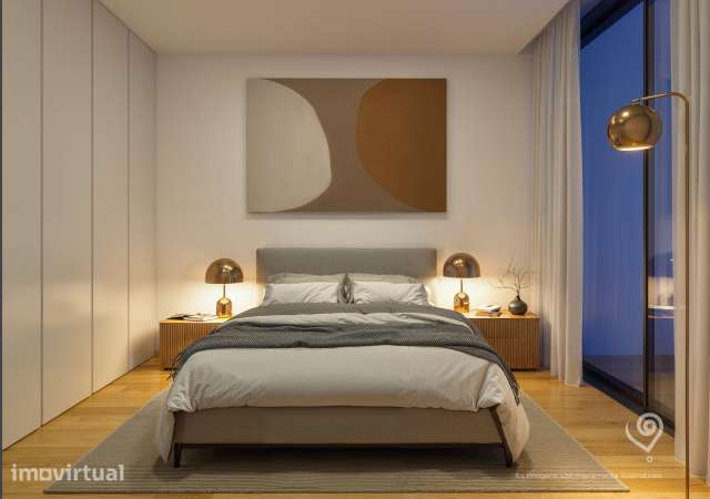 Apartamento T1 Novo com Varanda e Garagem - Grande imagem: 2/6